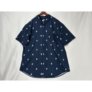 RSVLTS Star Wars Shirt Mens 2XL Blue Millennium Falcon KUNUFLEX Short Sleeve